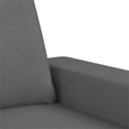 thumbnail image 6 of Bowery Hill Contemporary 3-Seater Sofa in Dark Grey Finish Fabric, 6 of 11