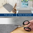 thumbnail image 3 of AOXISICCNN ultra-thin indoor doormat，non-slip and waterproof doormat， Low pile 0.1 inch doormat，easy to clean，entrance doormat that can be cut at will（grey 16*24inch）, 3 of 10