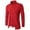 Red, variant on Mens Long Sleeve Tops Clearance Men's Solid Color Slim Fake Two Personalized Double Front Long-sleeved Lapel Shirt