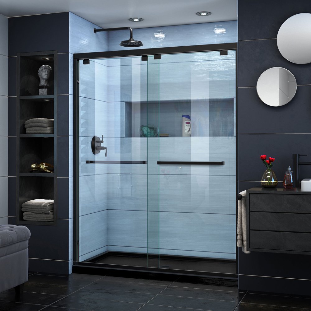 DreamLine Encore 36 in. D x 60 in. W x 78 3/4 in. H Bypass Shower Door