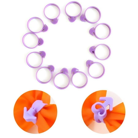 Decorating Clips - Jeobest Cake Decorating Bag Clips - Icing Bag Ties Clips - Piping Bag Ties Clips - Small Pastry Bag Clips - 12PCS Cake Decorating Bag Ties Clips Cake Buckle Ties Bag Icing Bag Piping Bags Buckles MZ