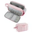 thumbnail image 1 of Bolsa de maquillaje BAGSMART, organizador de viaje, artículos de tocador para mujer, rosa, 1 of 6