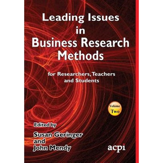 Pre-Owned Leading Issues in Business Research Methods Volume 2 (Paperback)