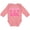 Mauve, variant on Inktastic Poppop Girl Granddaughter Girls Long Sleeve Baby Bodysuit