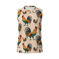 thumbnail image 6 of Lsque Rooster Print Men's Cotton Blend Sleeveless Muscle Shirts (S-3XL)- Moisture Wicking, Odor Protection, UPF 30+,X-Large, 6 of 8