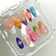 thumbnail image 2 of Press On Nails MAGLFELL, hecho a mano, único, tamaño mediano, almendra, 2 of 8