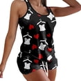 thumbnail image 1 of Conjunto de estampado de amor para el día de San Valentín para mujer, pantalones cortos de cintura elástica, conjuntos de pijamas Fridja nalpqowj17489, 1 of 9