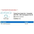 thumbnail image 2 of Timing Cover Gasket Set - Compatible with 1996 - 2001 Ford Explorer 5.0L V8 1997 1998 1999 2000, 2 of 2