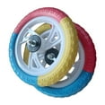 thumbnail image 2 of DYNWAVECA 2 Pcs Roues de Draisienne pour Enfants en Mousse de 12 Pouces Moyeu en Nylon Pièces de Rechange Accessoires Installation Facile Ne Nécessitant Aucun Gonflage Remplacement A, 2 of 10