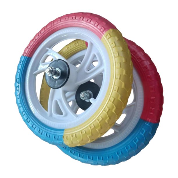 2 ruedas de espuma para bicicleta de equilibrio para niños de 12 pulgadas, repuestos de repuesto, accesorio fácil de usar Estilo a