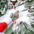 thumbnail image 2 of 40 Pcs Artificial Pine Needles Branches Garland Green Plants Pine Needles Christmas Picks, Fake Christmas Greenery for Xmas DIY Garland Wreath Home Garden Decor, 2 of 6