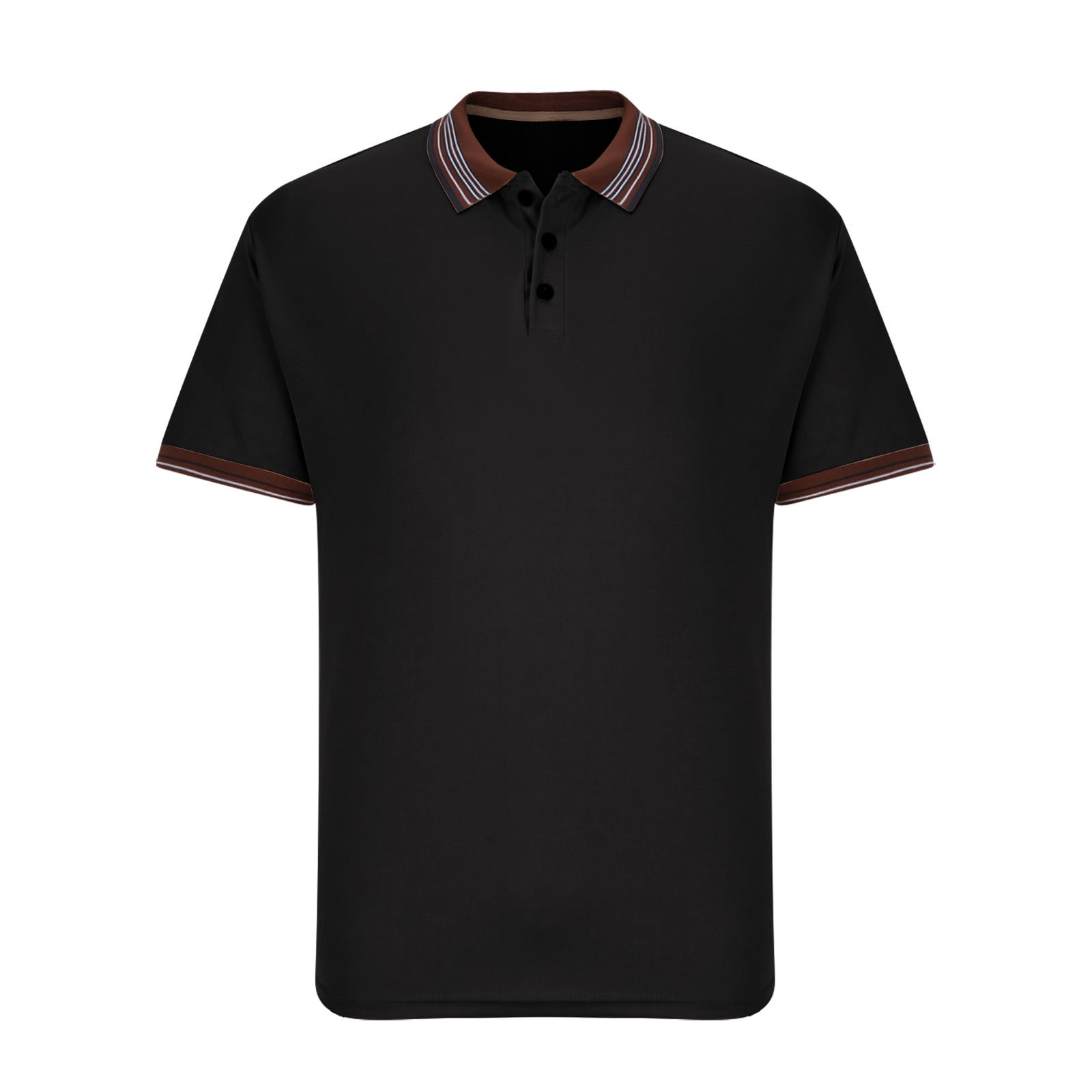 19.99 walmart ソンホ Zekutng Shirts for Men Solid-Color Classic Button-Down Short