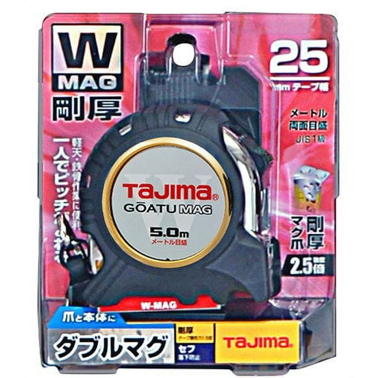 G5P50MTL215Y TAJIMA - Measuring tape, L: 5m; Width: 25mm; Enclos.mat: ABS;  Class: II; TJ-G5P50MTL215Y