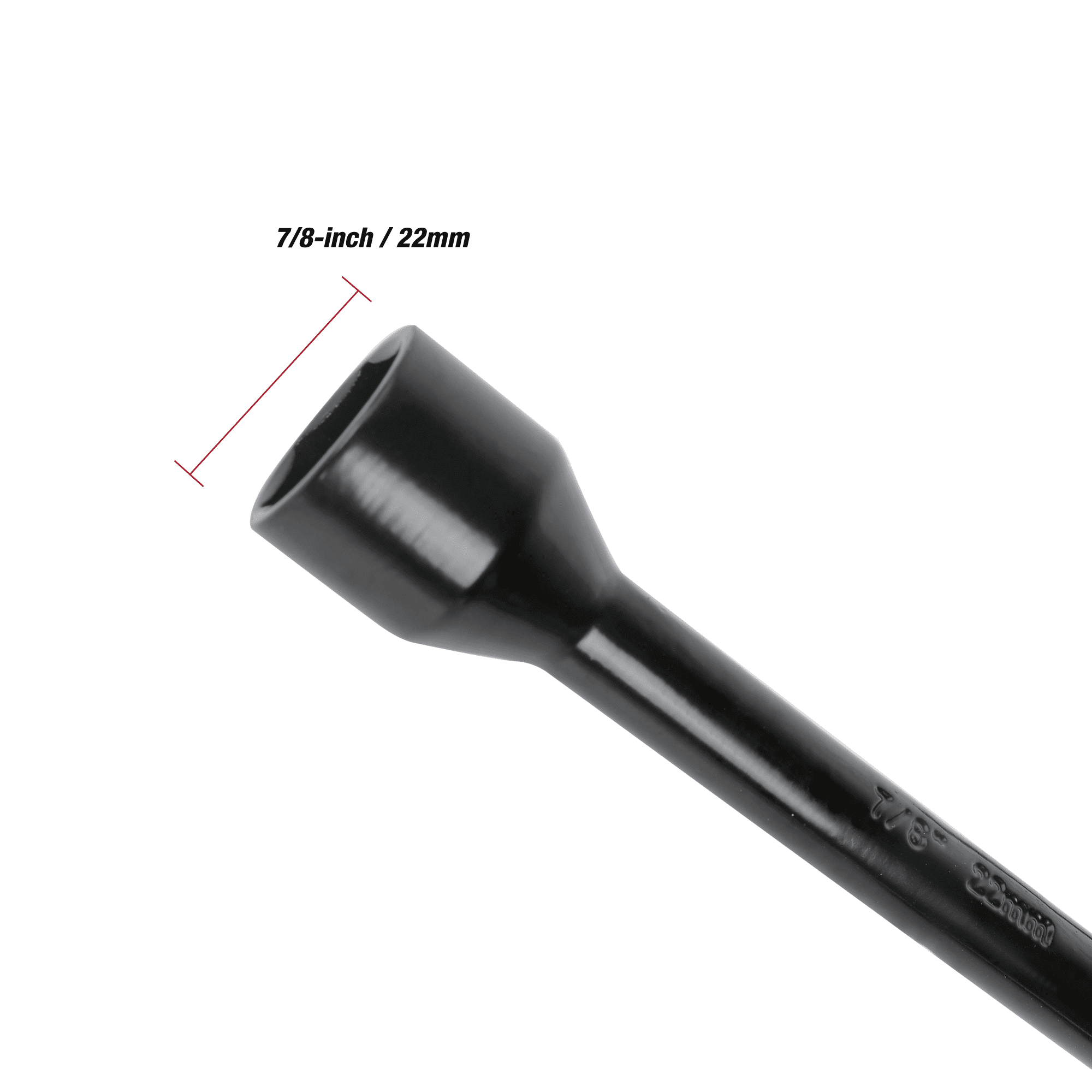 Hyper Tough Heavy Duty Lug Wrench, Carbon Steel, Tire Iron 20-inch, Black
