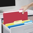 thumbnail image 5 of SUNEE File Folders, 30 pack Manilla Folders 8.5 x 11, Colored File Folders Home Office School Supplies for Documents Files Paper, 6 Assorted Colors, 5 of 7
