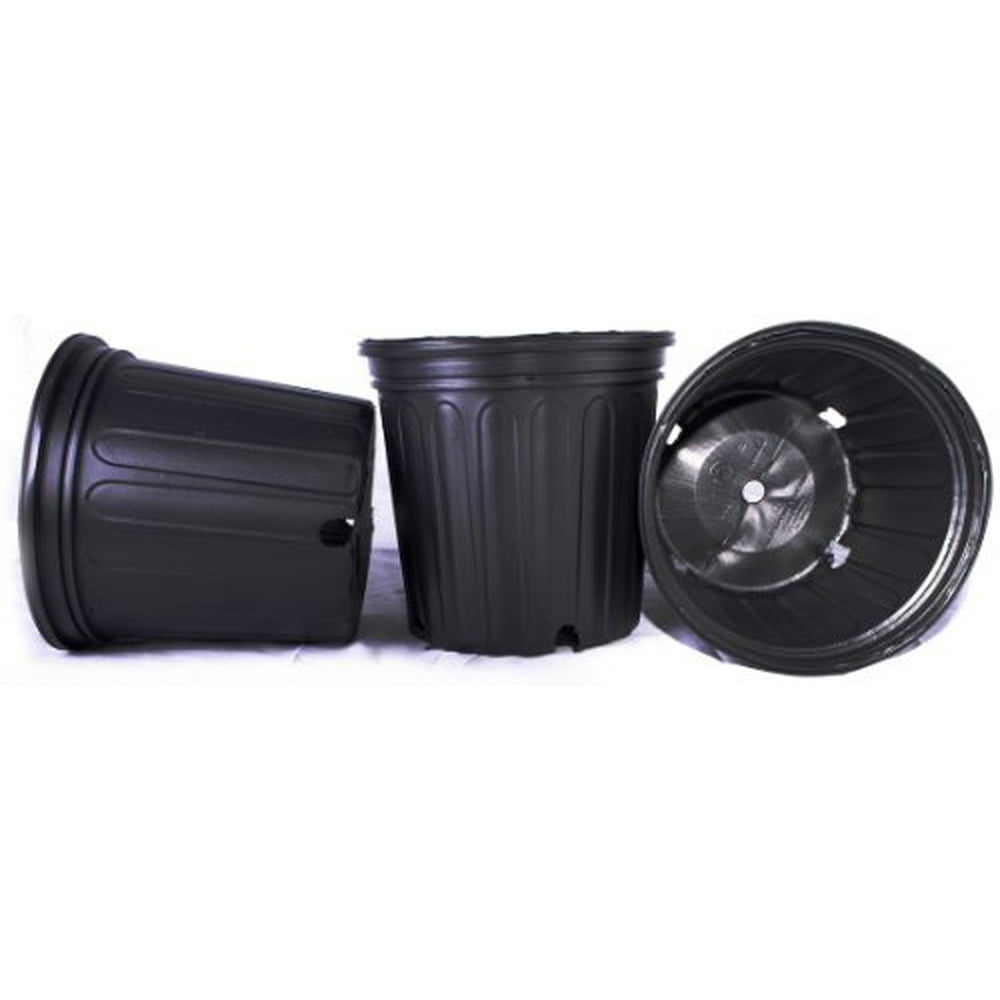 50 NEW Plastic Nursery 2 Gallon Trade POT Actual Volume 1.593