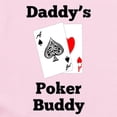 thumbnail image 2 of CafePress - Daddys Poker Buddy Body Suit - Baby Light Bodysuit, Size Newborn - 24 Months, 2 of 4