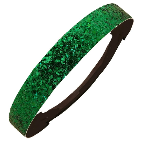 Kenz Laurenz Glitter Headband Girls Headband Sparkly Hair Head Band Green