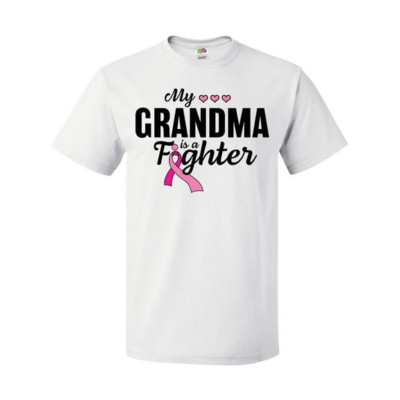 Inktastic Breast Cancer Awareness My Grandma is a Fighter T-Shirt