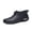 Black, variant on Women Rain Boots Wide Toe Waterproof Anti-Slip Lightweight Slip on Outdoor Kitchen Garden Ankle Boots