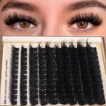 thumbnail image 6 of SENLINK 2027 NEW Eyelash Extension Kit Thick Lash Clusters Kit 10-18mm Volume Clusters Lashes 180D Individual Eyelashes Kit with Lash Bond, Lash Remover, Lash Applicator DIY Lash Extension by SENLINK, 6 of 7