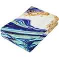 thumbnail image 3 of Dreamtimes Marble Soft Hand Towels 2-Piece Absorbent Bath Towel Decorative Fingertip Towels for Bathroom Gym Spa Hotel Beach Swimming Pool,14.4" x 28.3", 3 of 7