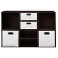 thumbnail image 3 of Niche Cubo Storage Set- 4 Full/4 Half Cubes w/ Foldable Bins- Truffle/White, 3 of 8