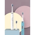 thumbnail image 4 of YOPTOP X  Sonic Toothbrush Electric Tooth Brush Adult Rechargeable Electric Toothbrush With 10 Toothbrush Head,pink, 4 of 11