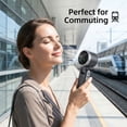thumbnail image 5 of MDHAND Portable Handheld Fan, Foldable with Lanyard, Rechargeable, 3 Speeds, for Outdoor Travel,Green, 5 of 7