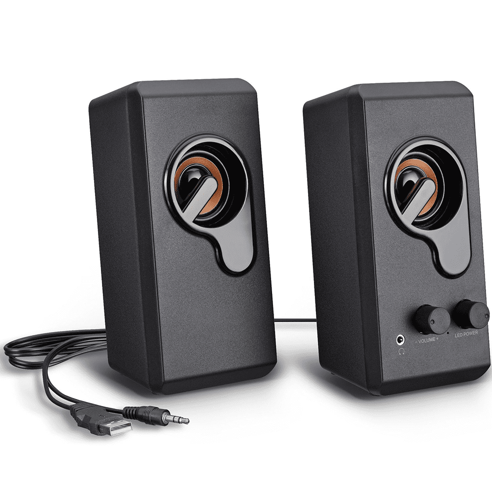 Computer Speakers, PC Speaker Stereo Sound USB Powered Multimedia