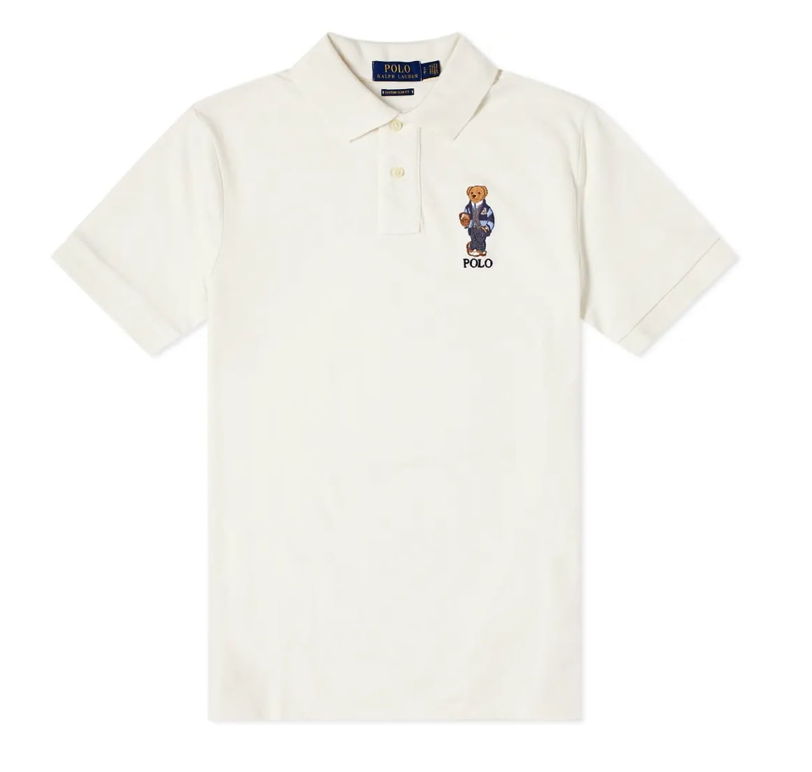 all white ralph lauren shirt