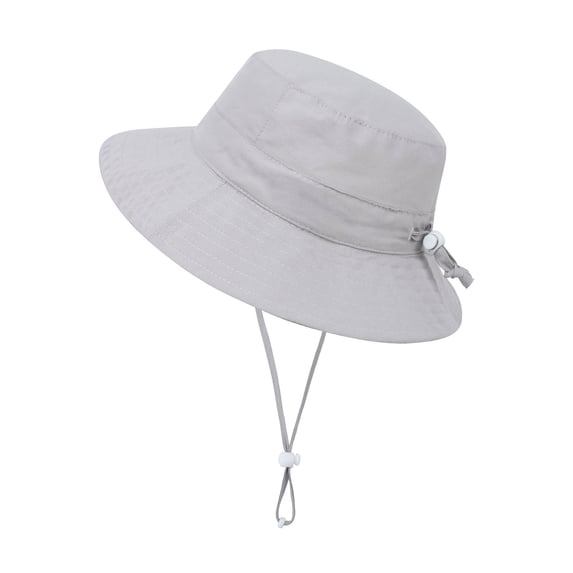 Simplicity Toddler Boy Packable Large Sun Hats with uv Protection, Grey / 12-24 Months