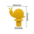 thumbnail image 3 of Lcxifdre Silicone Wine Bottle Stopper, Snail Design Wine Bottle Stopper, Reusable Colorful Oil Pour Spout Stopper for Olive Oil, to Keep Wine Sealed/Fresh, 3 of 5