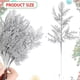 thumbnail image 1 of XmhyTop Tallos de purpurina navideña, 20 piezas, púas de pino artificiales para relleno de adornos de árbol de Navidad (plata), 1 of 5
