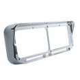 thumbnail image 2 of United Pacific 32350 Headlight Bezel   Rectangular, Dual, With Visor, Led, 2 of 3