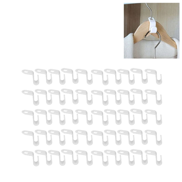 Percha 50 piezas de ropa gancho de colgador fuerte con olor sen olor