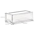 thumbnail image 2 of Caja de almacenamiento de escritorio Organizador de oficina apilable extraíble de gran tamaño Estuche transparente de escritorio para material de oficina, Caja organizadora de escritorio S, 2 of 7