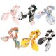 thumbnail image 3 of 6Pcs Bunny Ears Elastic Hair Scrunchies Rope Hair Band Ties for Women Girls, 3 of 4