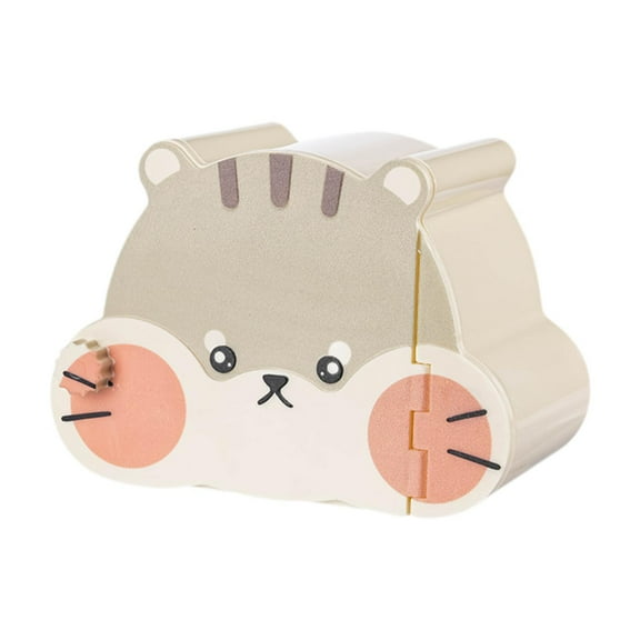 menolana Hamster Hideout Cage Accessory Hideaway Habitats Decor Bed Hamster Habitat Decor Four Seasons Usable Hut for Lemmings Gerbils grey pink