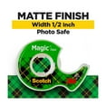 thumbnail image 3 of Scotch Magic Tape Dispenser, Clear, 1/2 in. x 800 in., 1 Dispenser, 3 of 12