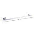 thumbnail image 2 of DAX Roma Single Towel Bar 26 Inches Chrome, 2 of 4