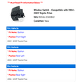 thumbnail image 2 of Window Switch - Compatible with 2004 - 2009 Toyota Prius 2005 2006 2007 2008, 2 of 2
