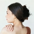 thumbnail image 2 of Unique Bargains 1 Pc Hair Clip Ostrich Feather Pattern Claw Clip 4.92"x1.81"x2.36" Black, 2 of 5