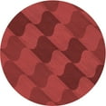 thumbnail image 1 of Ahgly Company Machine Washable Indoor Round Transitional Tomato Red Area Rugs, 4' Round, 1 of 7