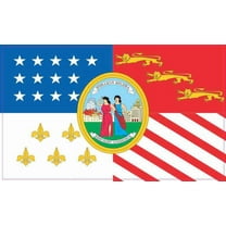 5in X 3in Detroit Flag Sticker Vinyl Michigan Decal Stickers City Flags