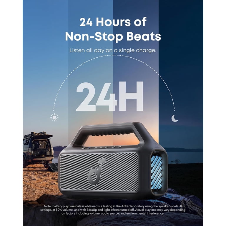Soundcore, Outdoor Speaker, Boom 2, 80W Max Booming Bass - Walmart.com