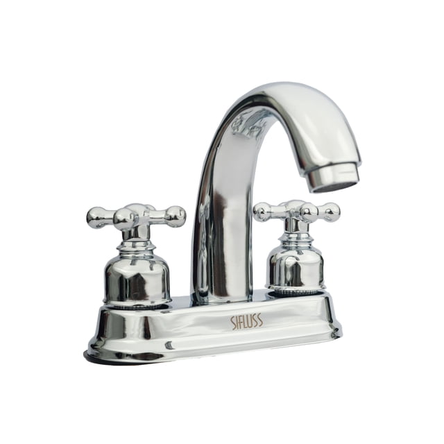 Mezcladora para Lavabo SIFLUSS Cruz Metálica 4' Acero inoxidable
