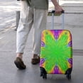 thumbnail image 3 of Colorful Tie Dye Star Flower Pattern Luggage Cover Fashion Suitcase Cover Baggage Covers Fit 25-28 Inch Luggage (Go Travel), 3 of 5