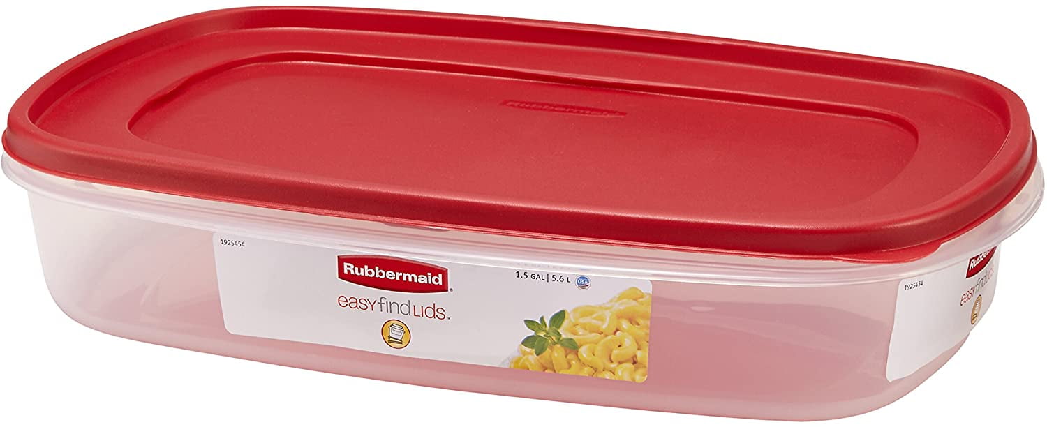 Rubbermaid Easy Find Lids 1.5 Gallon Food Storage Container