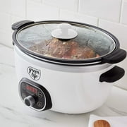 GreenLife 6qt Healthy Ceramic Nonstick Slow Cooker | White